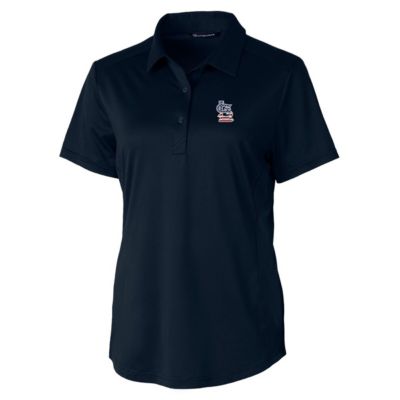 MLB St. Louis Cardinals Americana Logo Prospect DryTec Textured Stretch Polo