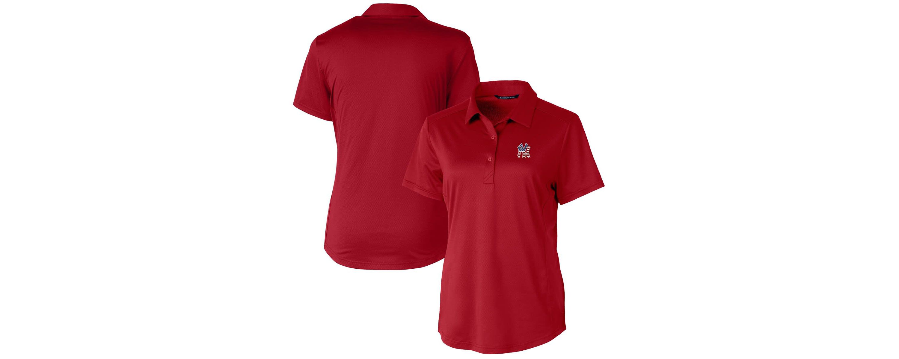 MLB New York Yankees Americana Logo Prospect DryTec Textured Stretch Polo