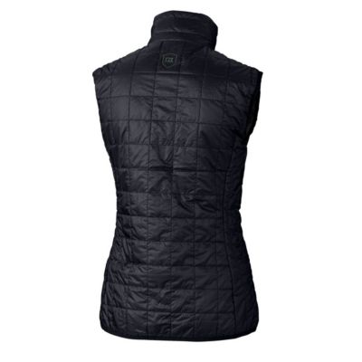 MLB Houston Astros Americana Logo Rainier PrimaLoft Womens Eco Insulated Full-Zip Puffer Vest