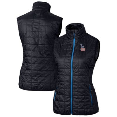 MLB Los Angeles Dodgers Americana Logo Rainier PrimaLoft Womens Eco Insulated Full-Zip Puffer Vest