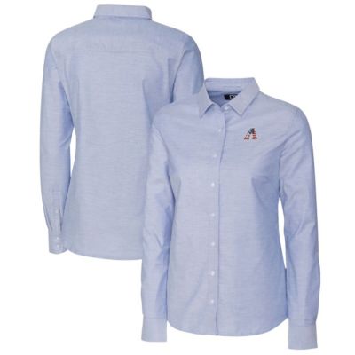 MLB Light Arizona Diamondbacks Americana Logo Oxford Stretch Long Sleeve Button-Up Shirt