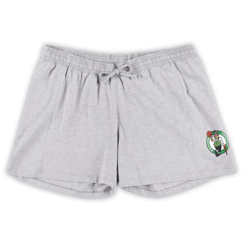 NBA Fanatics Kelly Boston Celtics Plus Size T-Shirt & Shorts Combo Set