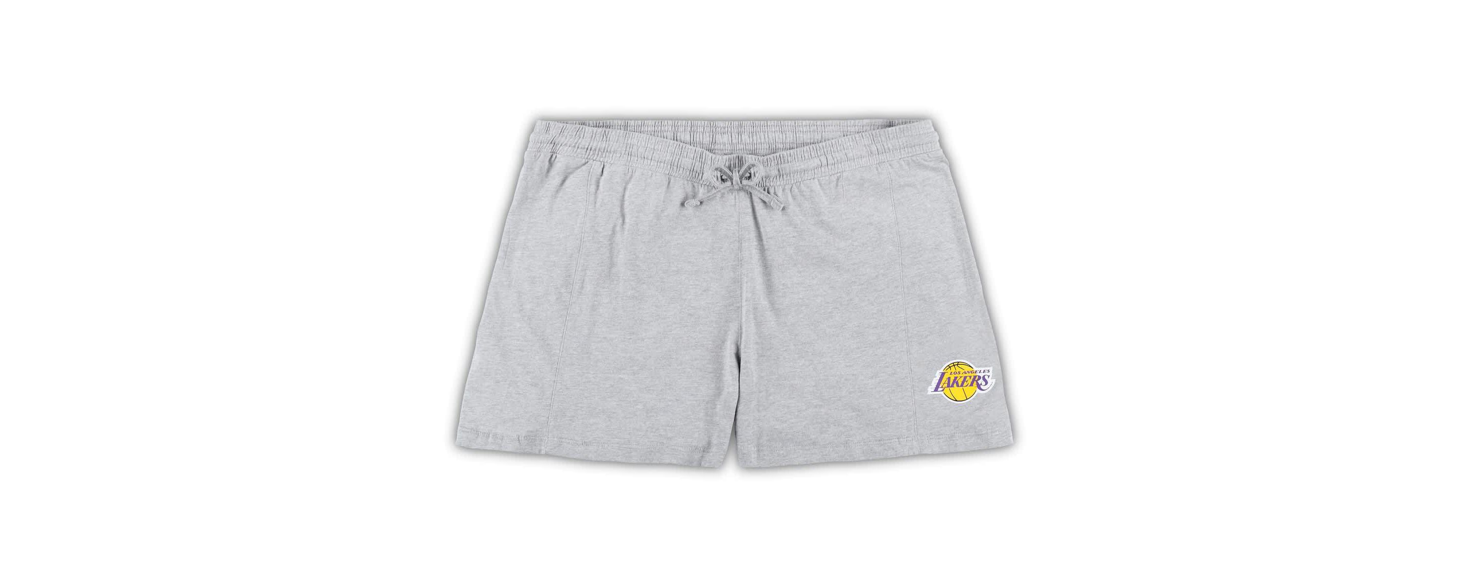 NBA Fanatics Los Angeles Lakers Plus Size T-Shirt & Shorts Combo Set
