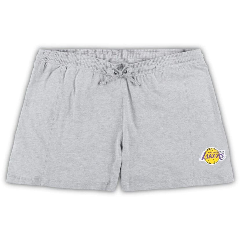 NBA Fanatics Los Angeles Lakers Plus Size T-Shirt & Shorts Combo Set