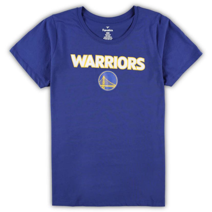 NBA Fanatics Golden State Warriors Plus Size T-Shirt & Shorts Combo Set