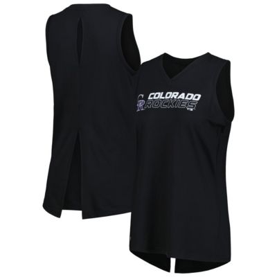 Levelwear MLB Colorado Rockies Paisley Chase V-Neck Tank Top