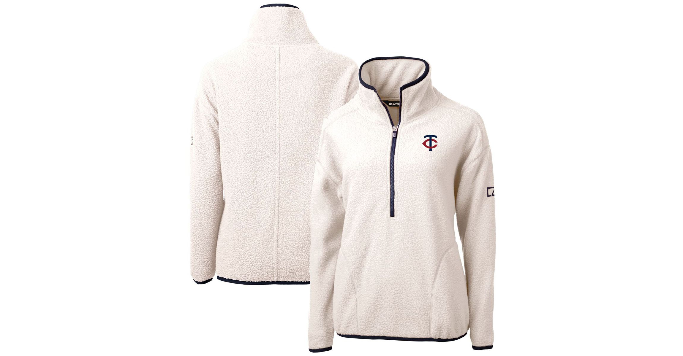 MLB Minnesota Twins Cascade Eco Sherpa Half-Zip Pullover Jacket