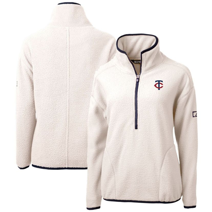 MLB Minnesota Twins Cascade Eco Sherpa Half-Zip Pullover Jacket