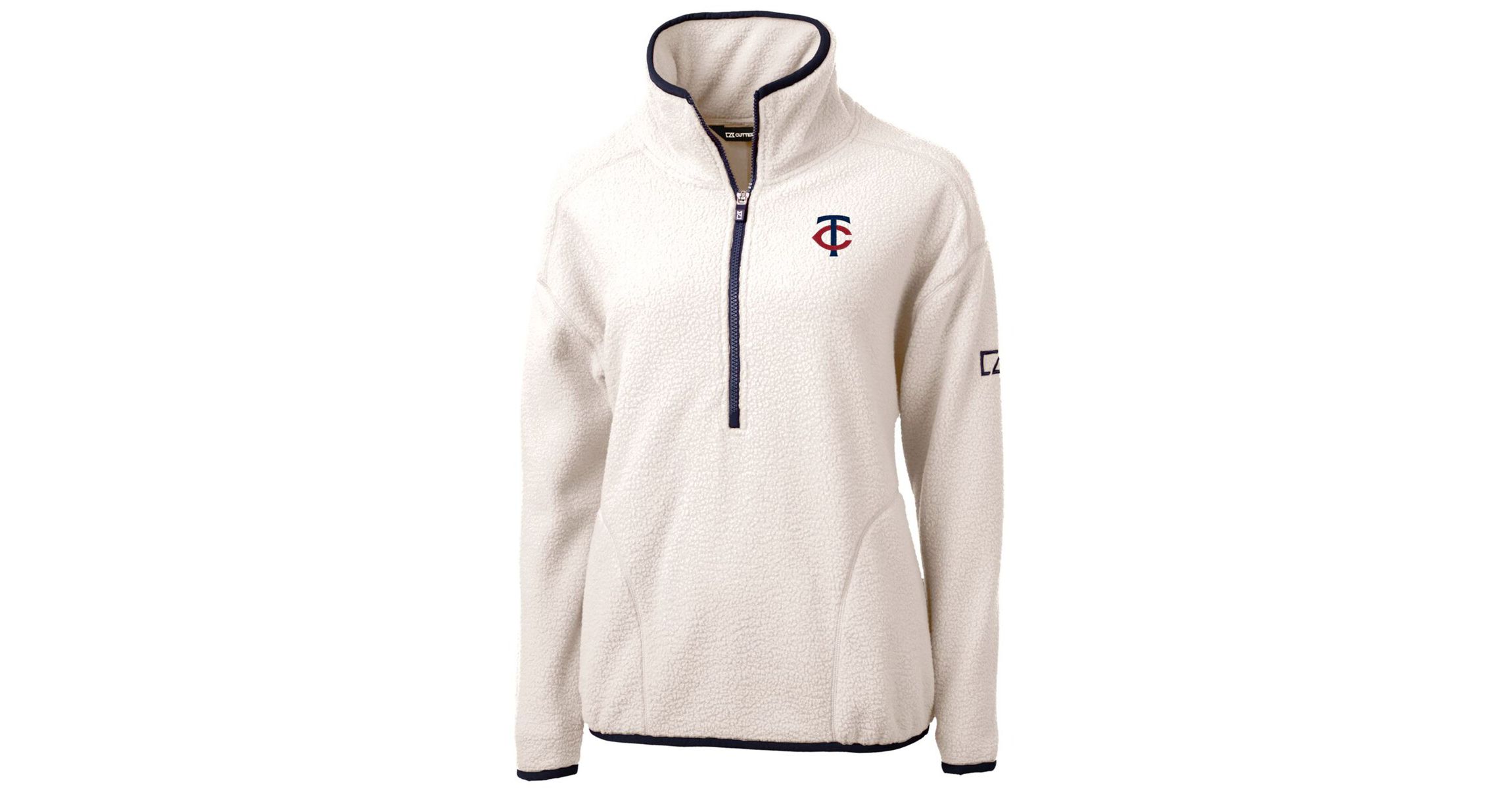 MLB Minnesota Twins Cascade Eco Sherpa Half-Zip Pullover Jacket