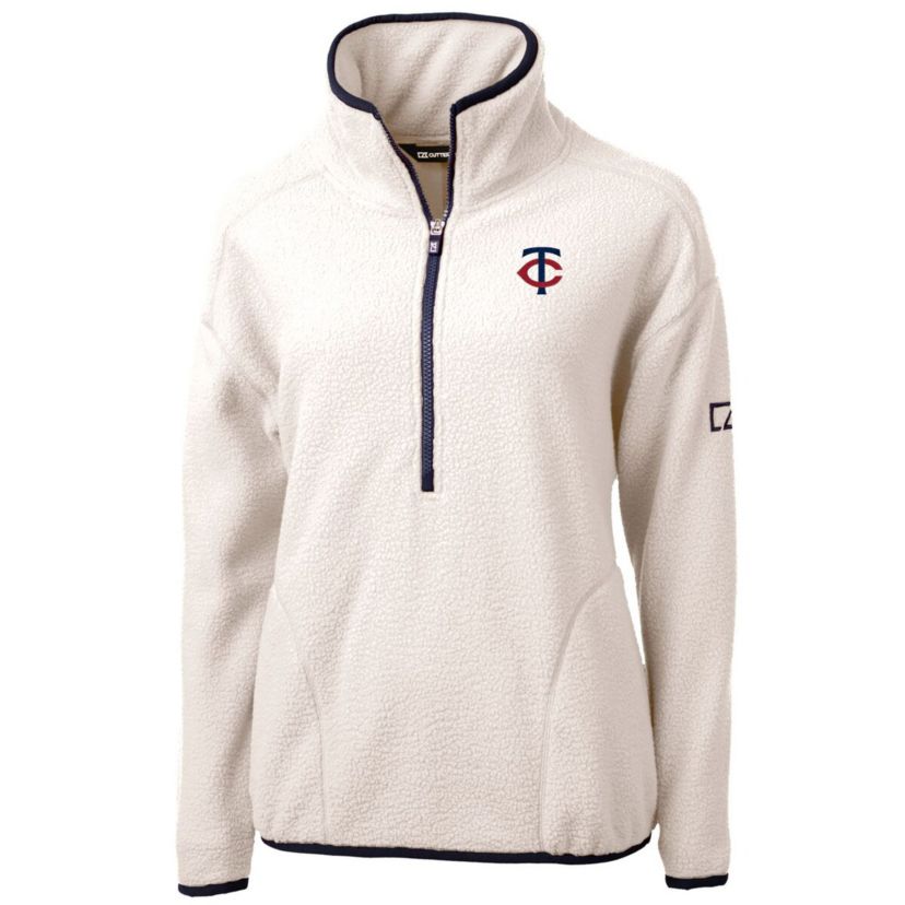 MLB Minnesota Twins Cascade Eco Sherpa Half-Zip Pullover Jacket