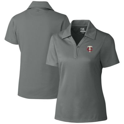 MLB Minnesota Twins DryTec Textured Solid Genre Polo