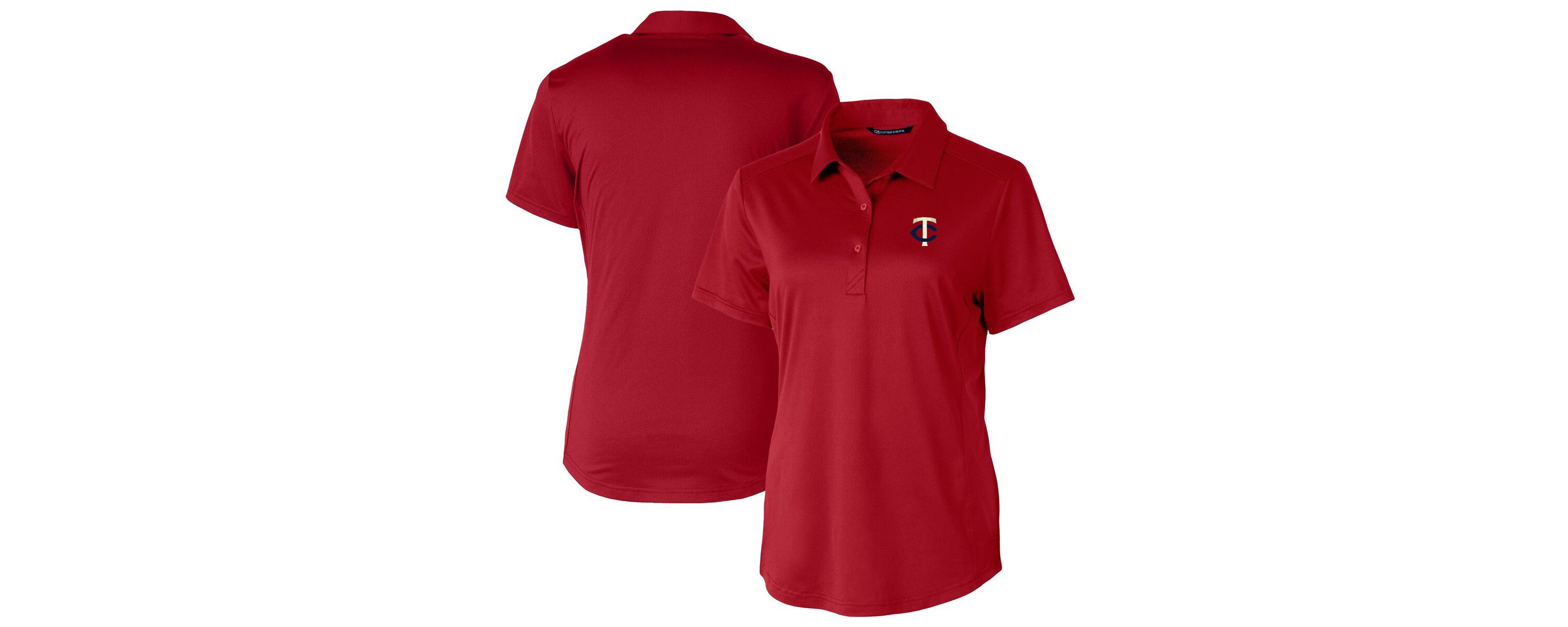 MLB Minnesota Twins DryTec Prospect Textured Stretch Polo
