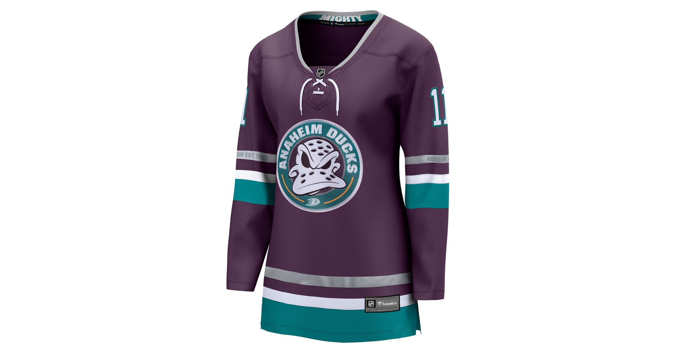 NHL Fanatics Trevor Zegras Anaheim Ducks Breakaway Jersey