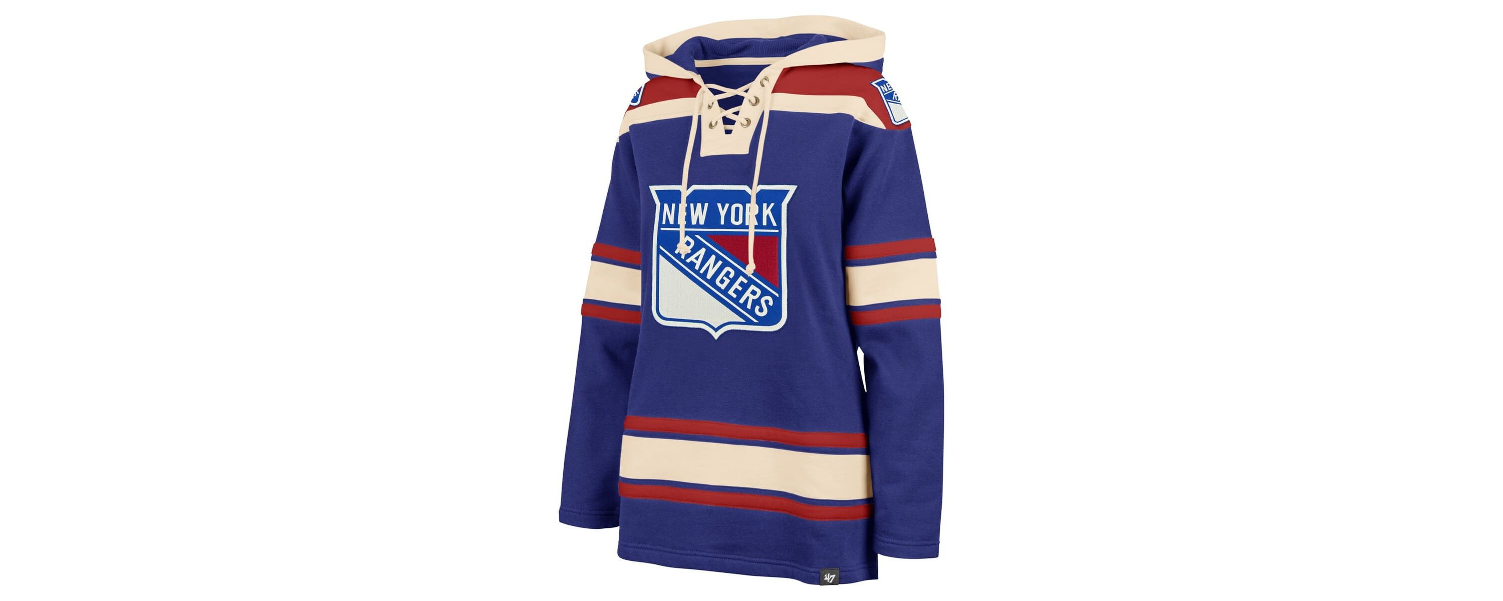 NHL New York Rangers Superior Lacer Pullover Hoodie