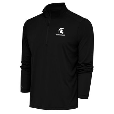 NCAA Michigan State Spartans Basketball Tribute Half-Zip Pullover Top