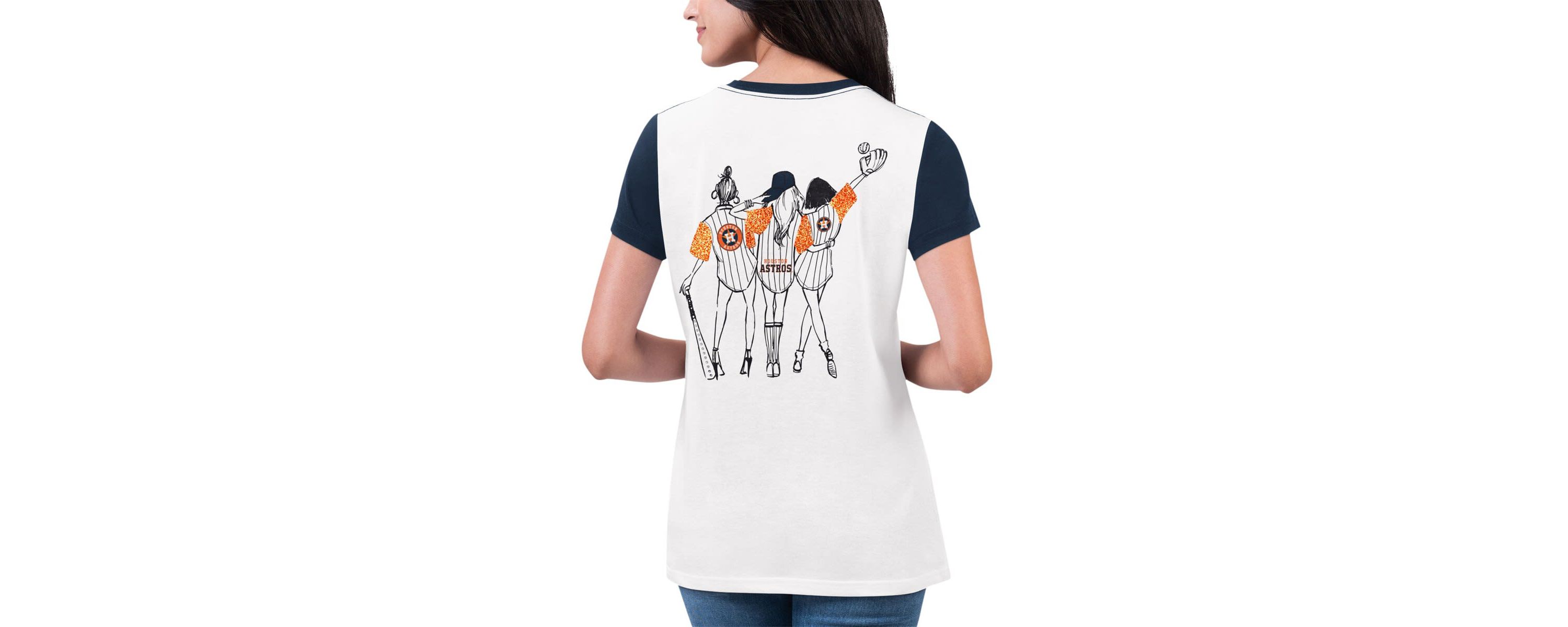 MLB Houston Astros Illustration Ringer T-Shirt