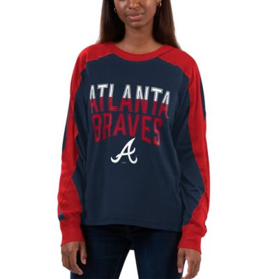MLB Atlanta Braves Smash Raglan Long Sleeve T-Shirt