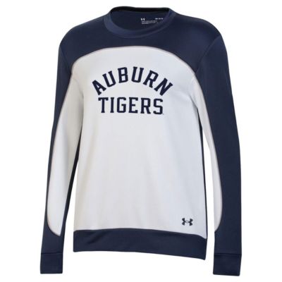 NCAA Under Armour Auburn Tigers Colorblock Pullover Sweatshirt