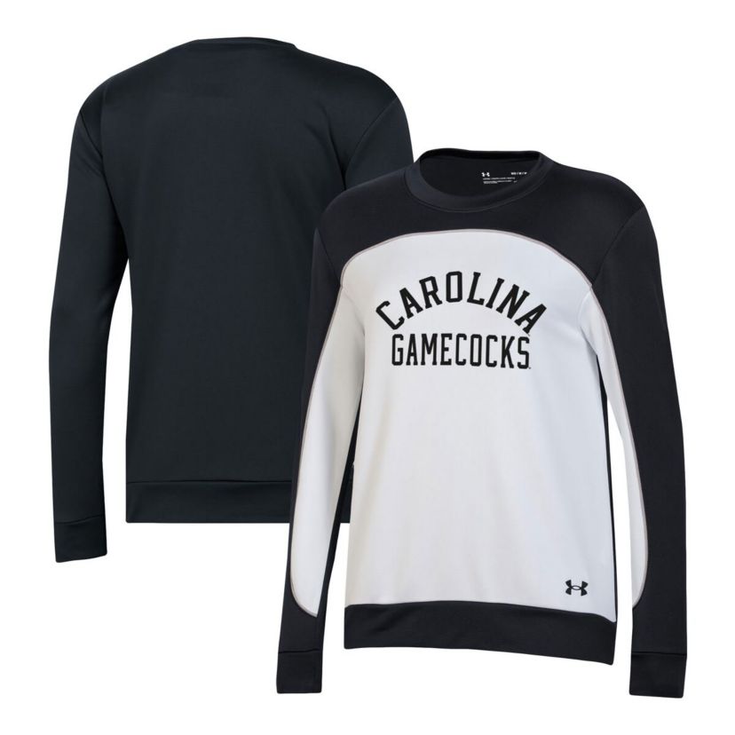 NCAA Under Armour South Carolina Gamecocks Colorblock Pullover Sweatshirt