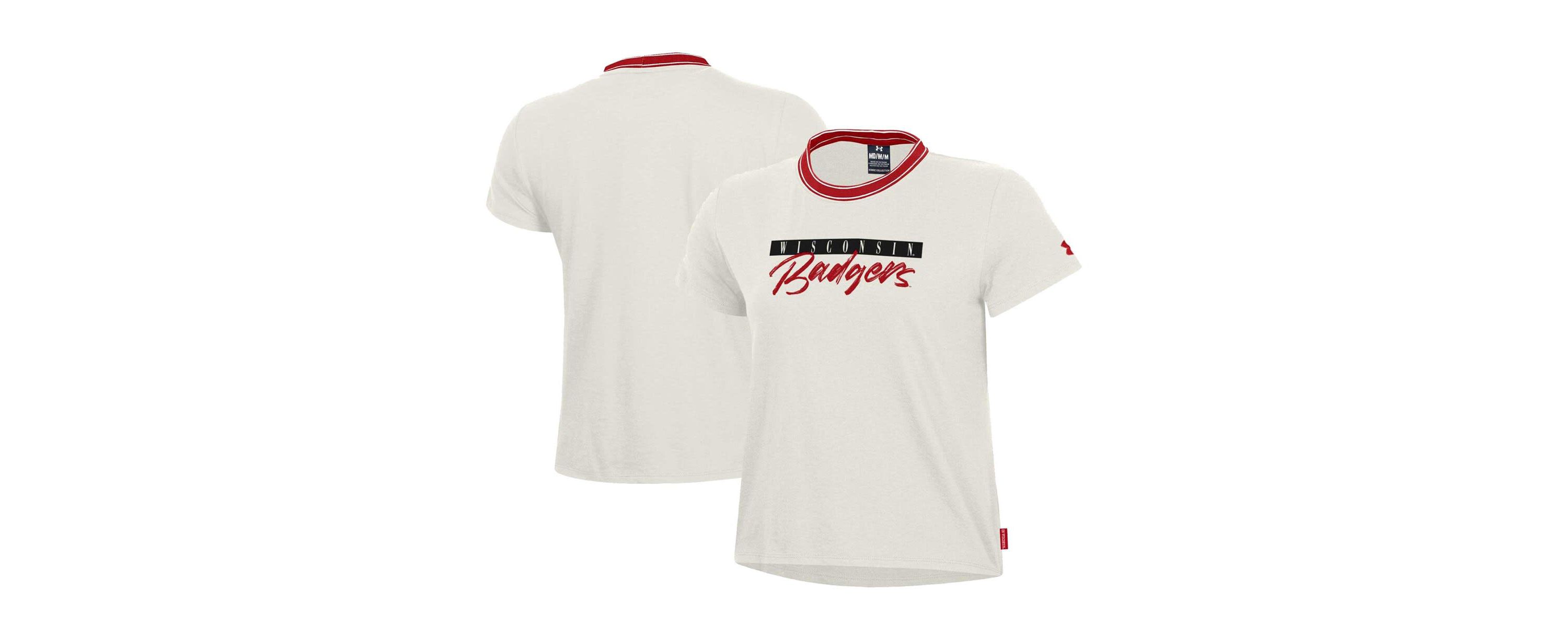 NCAA Under Armour Wisconsin Badgers Iconic T-Shirt