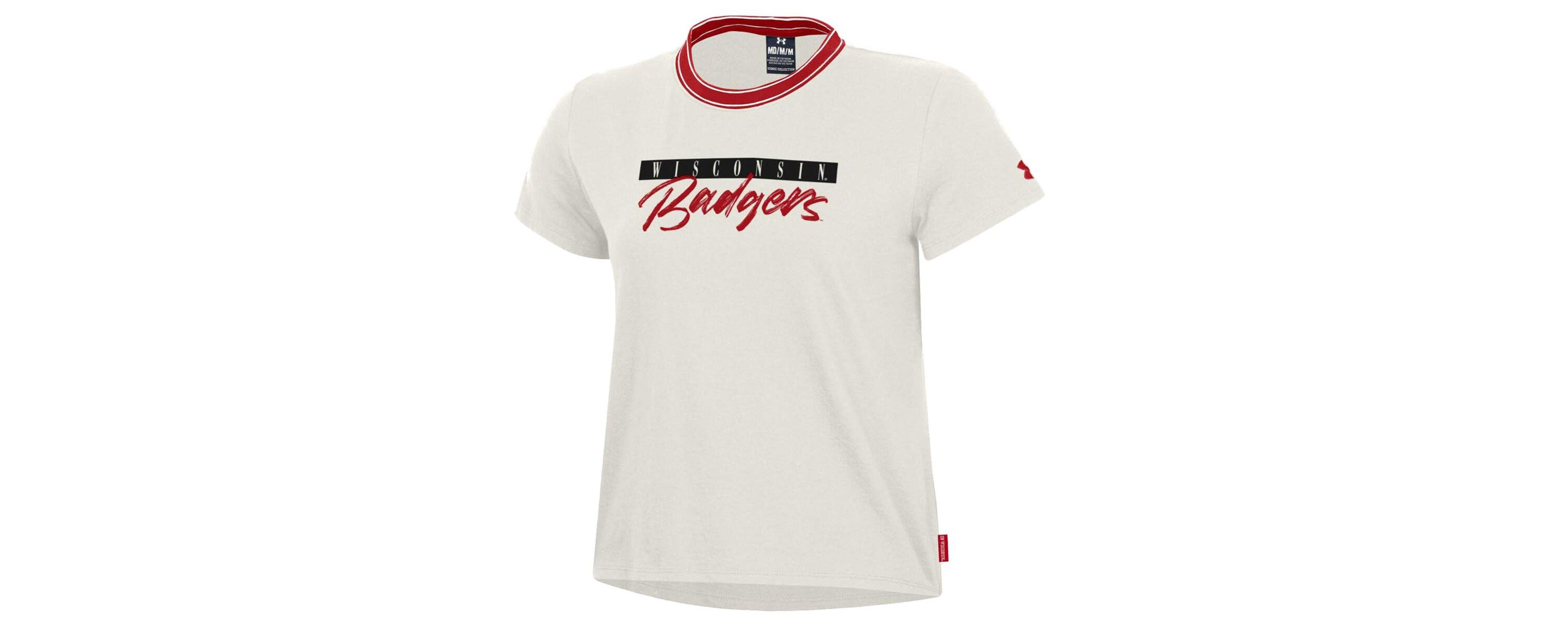 NCAA Under Armour Wisconsin Badgers Iconic T-Shirt
