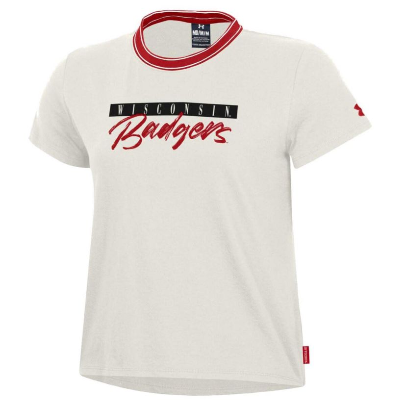 NCAA Under Armour Wisconsin Badgers Iconic T-Shirt