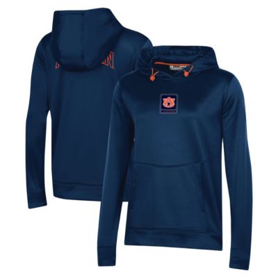 NCAA Under Armour Auburn Tigers 2023 Sideline Performance Pullover Hoodie