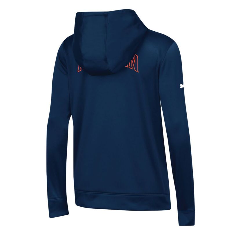 NCAA Under Armour Auburn Tigers 2023 Sideline Performance Pullover Hoodie