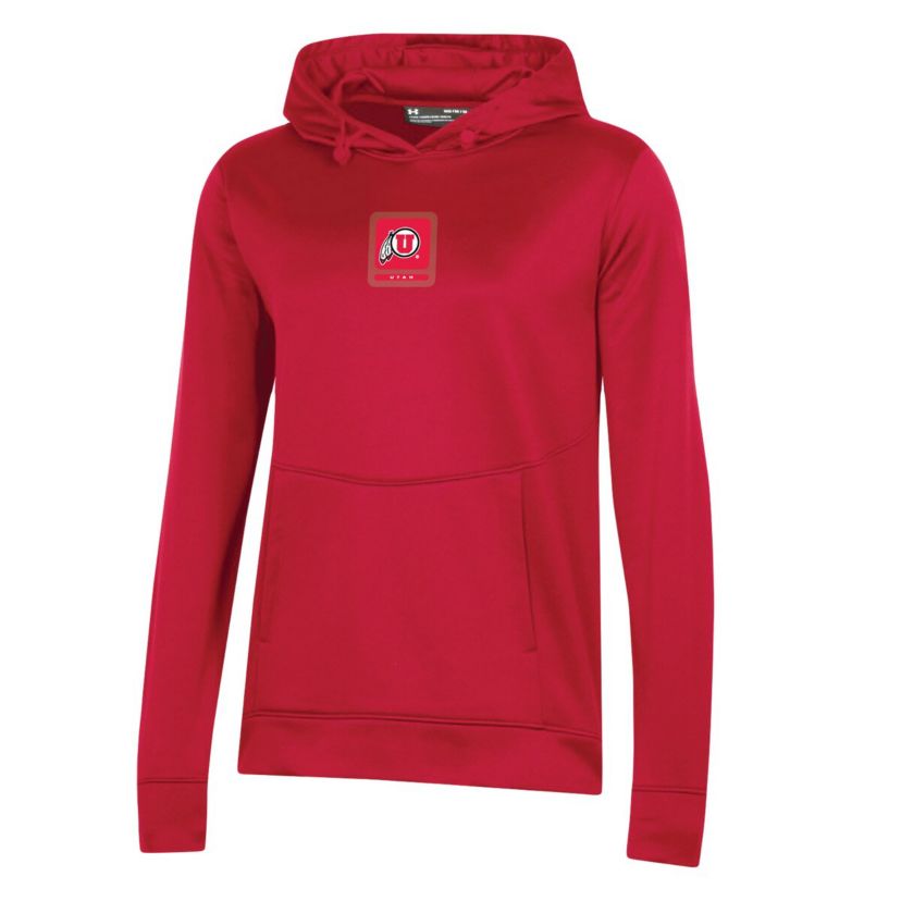 NCAA Under Armour Utah Utes 2023 Sideline Performance Pullover Hoodie