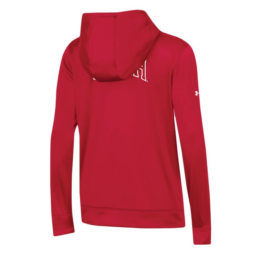 NCAA Under Armour Utah Utes 2023 Sideline Performance Pullover Hoodie