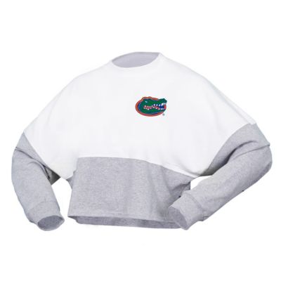 NCAA Florida Gators Block Cropped Long Sleeve Jersey T-Shirt