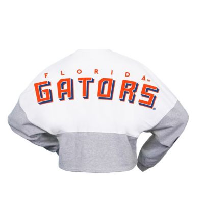NCAA Florida Gators Block Cropped Long Sleeve Jersey T-Shirt