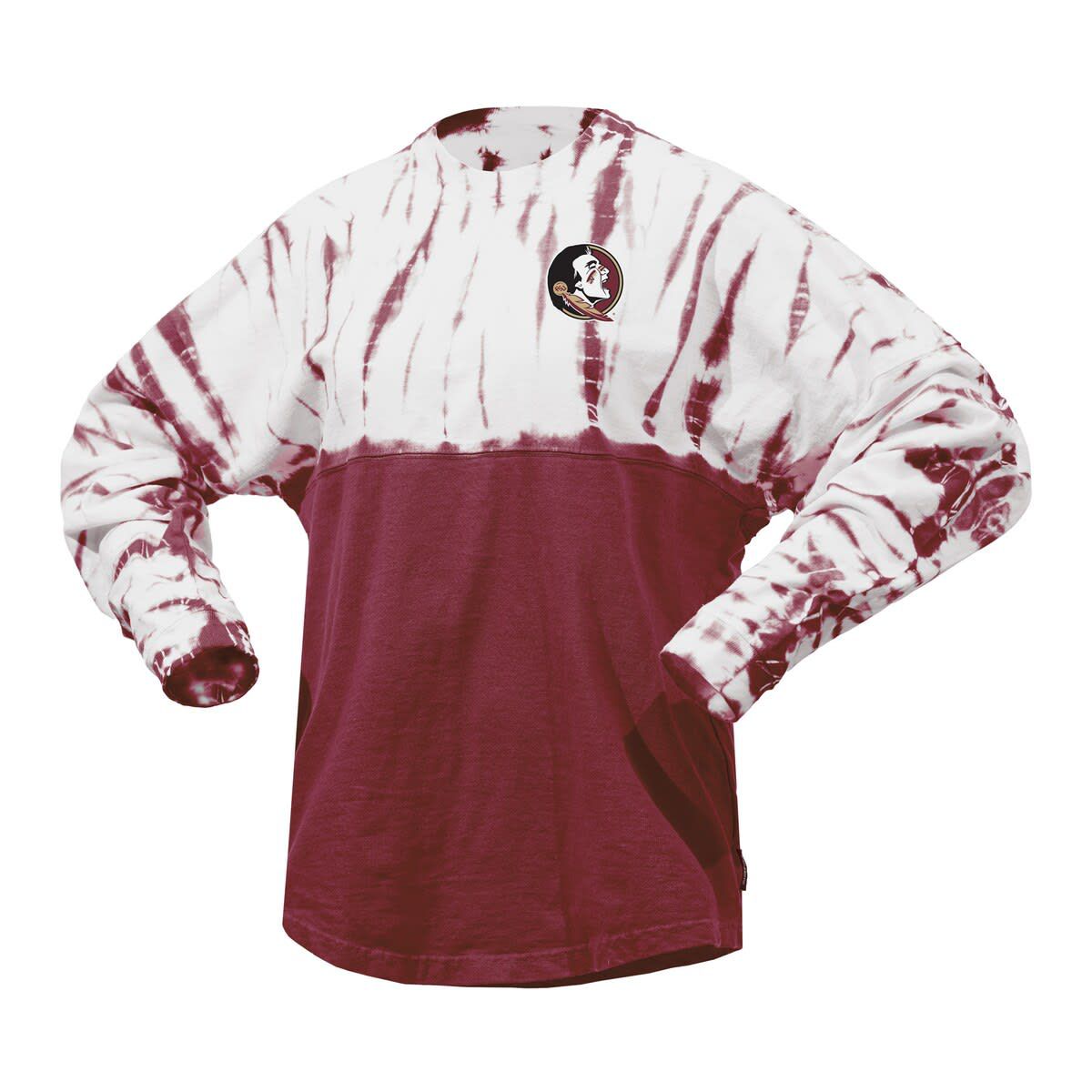 NCAA Florida State Seminoles Tie-Dye Long Sleeve Jersey T-Shirt