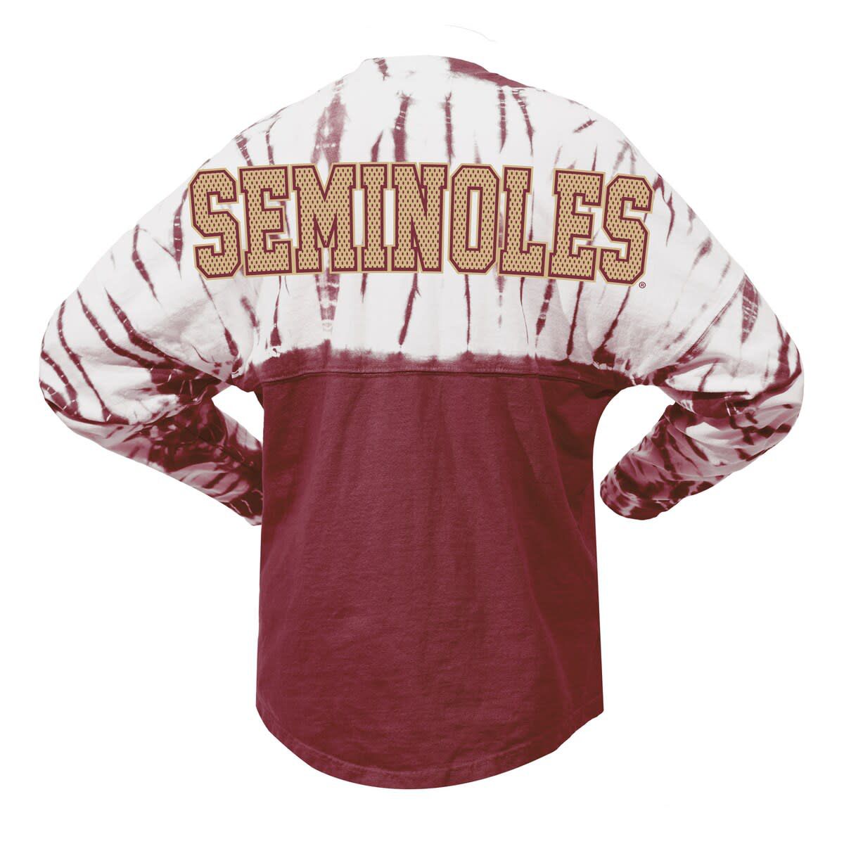 NCAA Florida State Seminoles Tie-Dye Long Sleeve Jersey T-Shirt