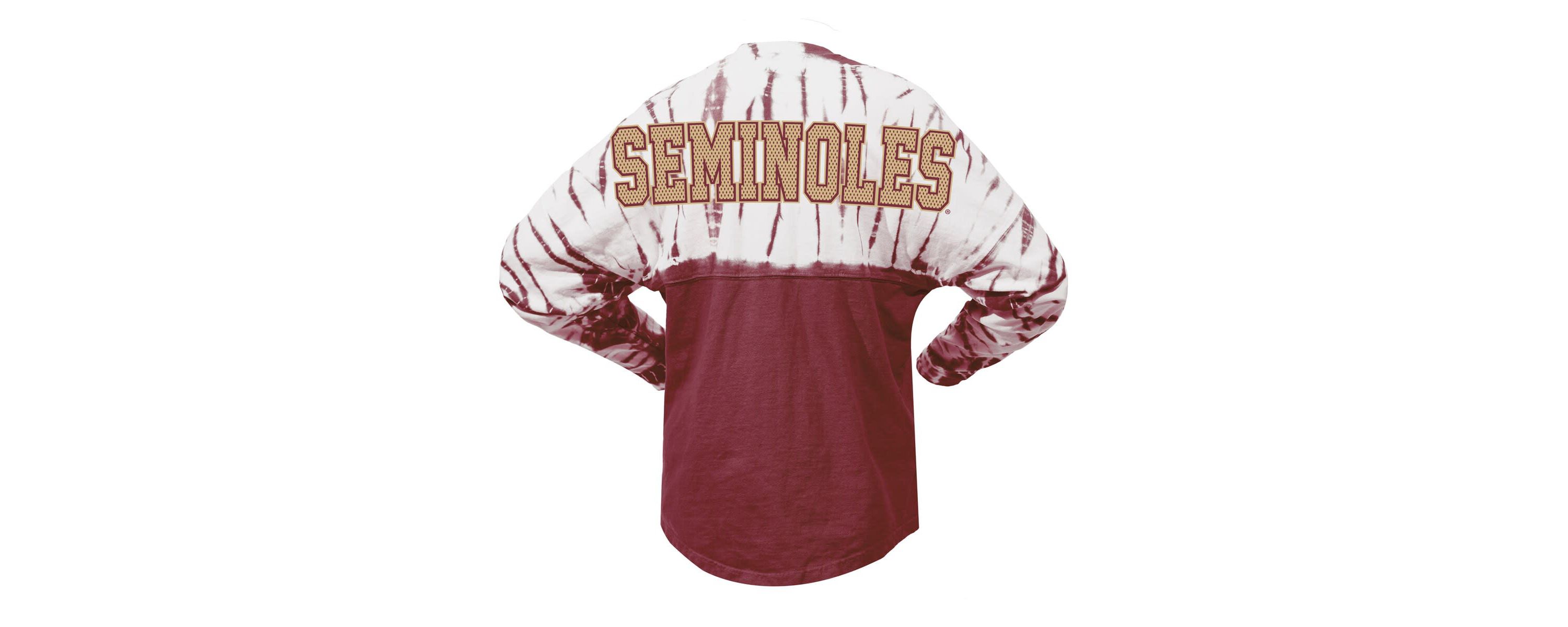 NCAA Florida State Seminoles Tie-Dye Long Sleeve Jersey T-Shirt