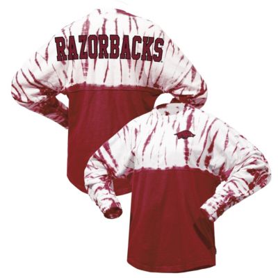 NCAA Arkansas Razorbacks Tie-Dye Long Sleeve Jersey T-Shirt