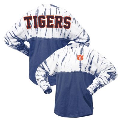 NCAA Auburn Tigers Tie-Dye Long Sleeve Jersey T-Shirt