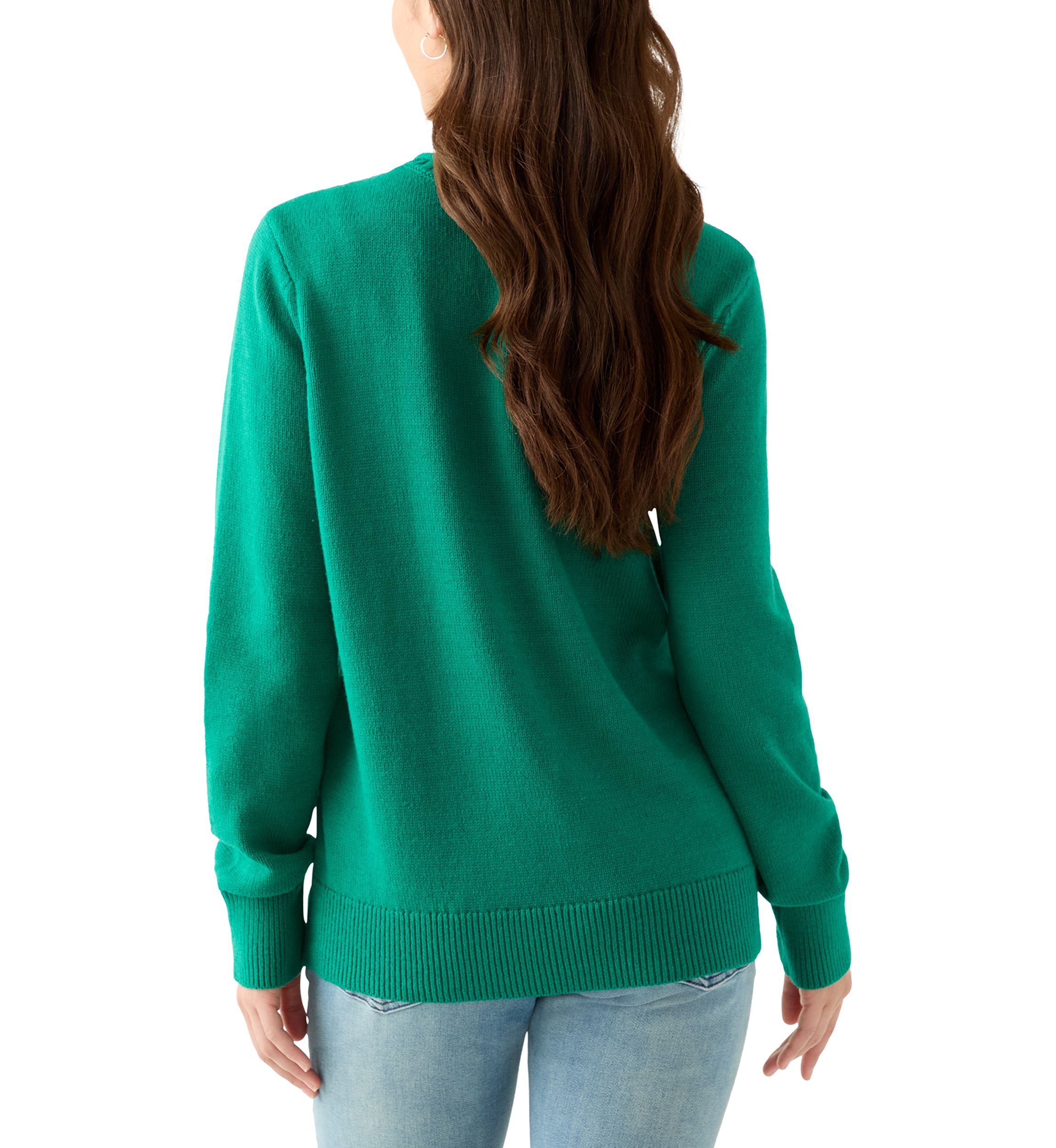 Petite Intarsia Pullover Sweater