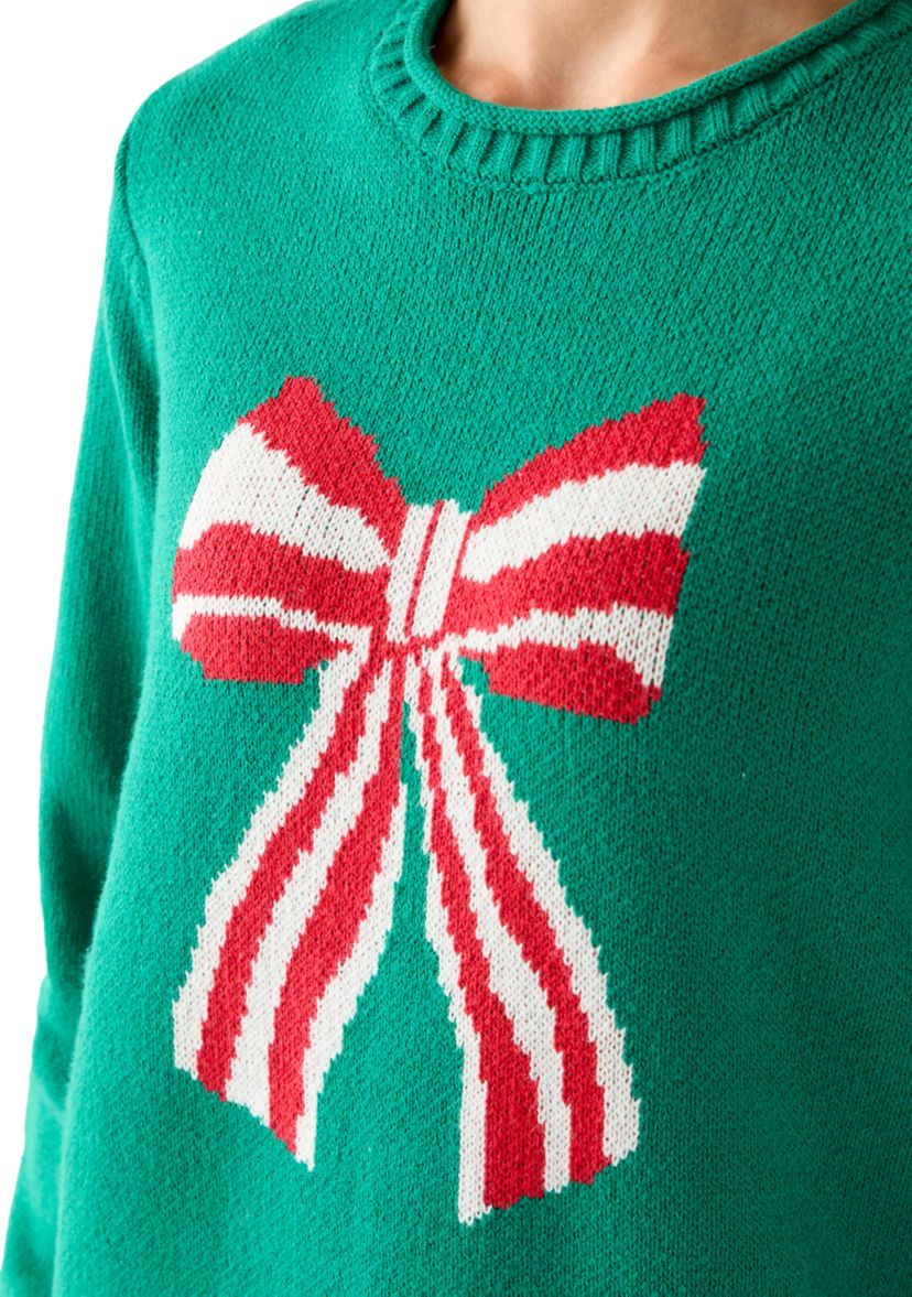 Petite Intarsia Pullover Sweater