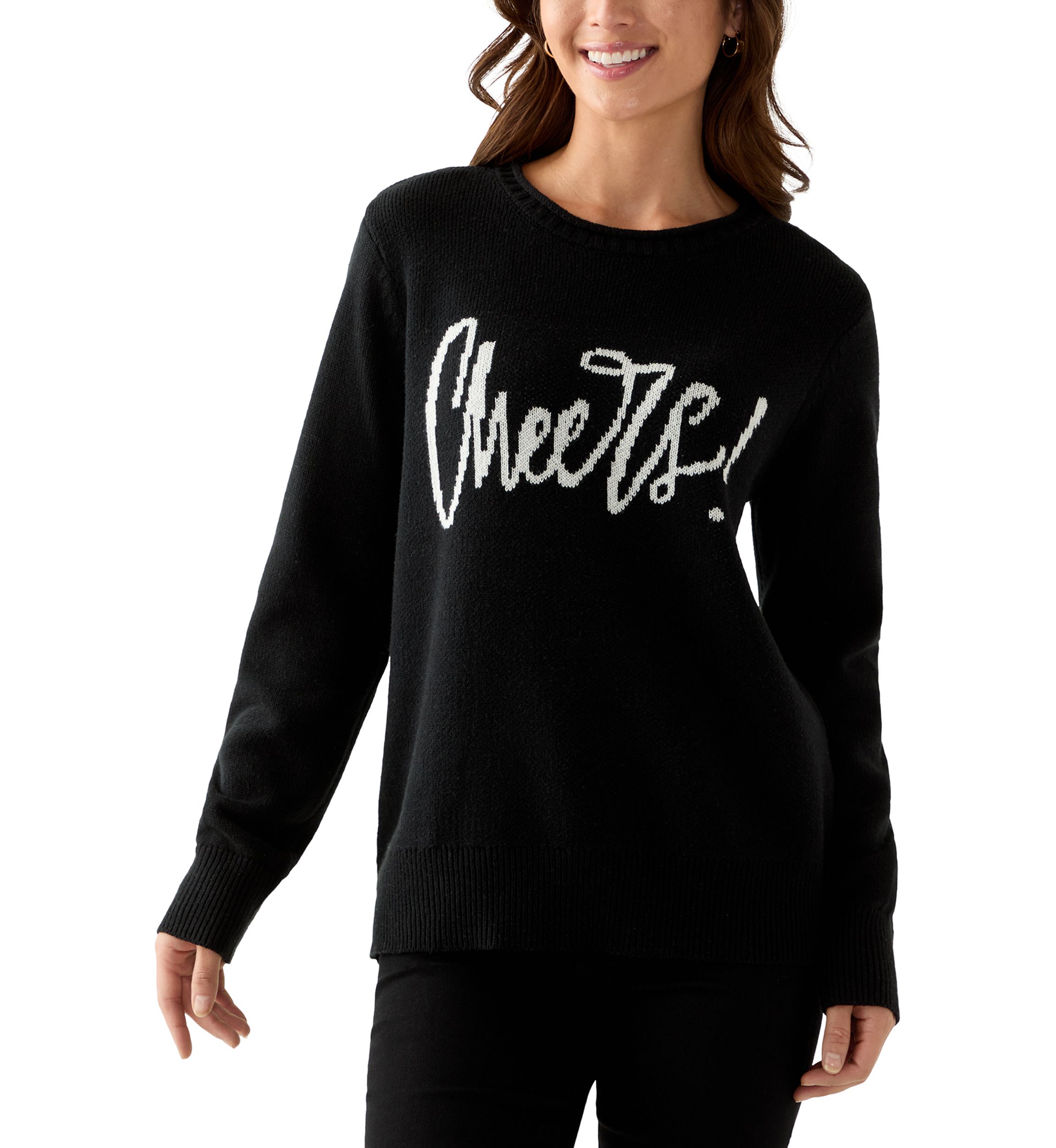 Petite Intarsia Pullover Sweater
