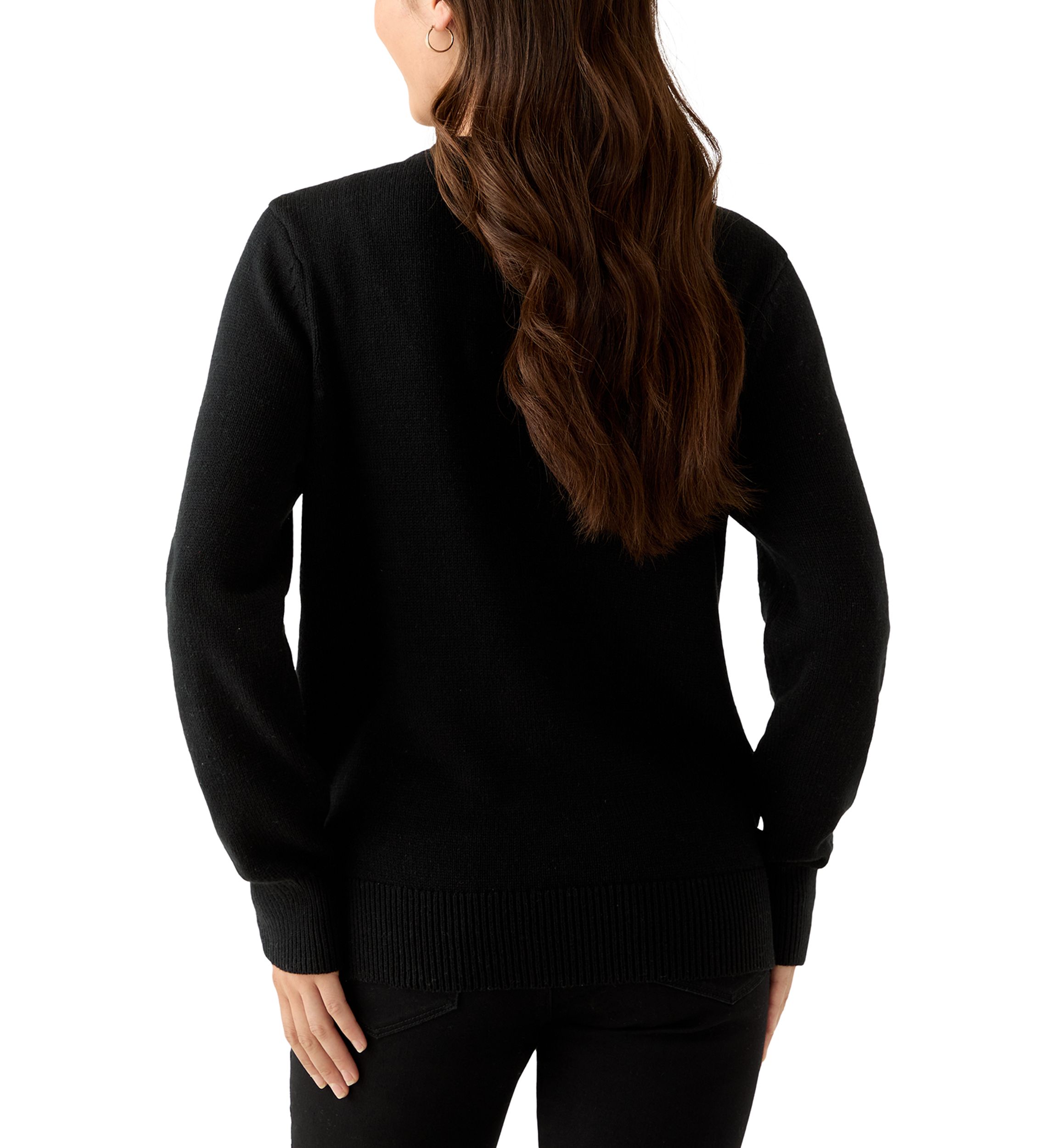 Petite Intarsia Pullover Sweater