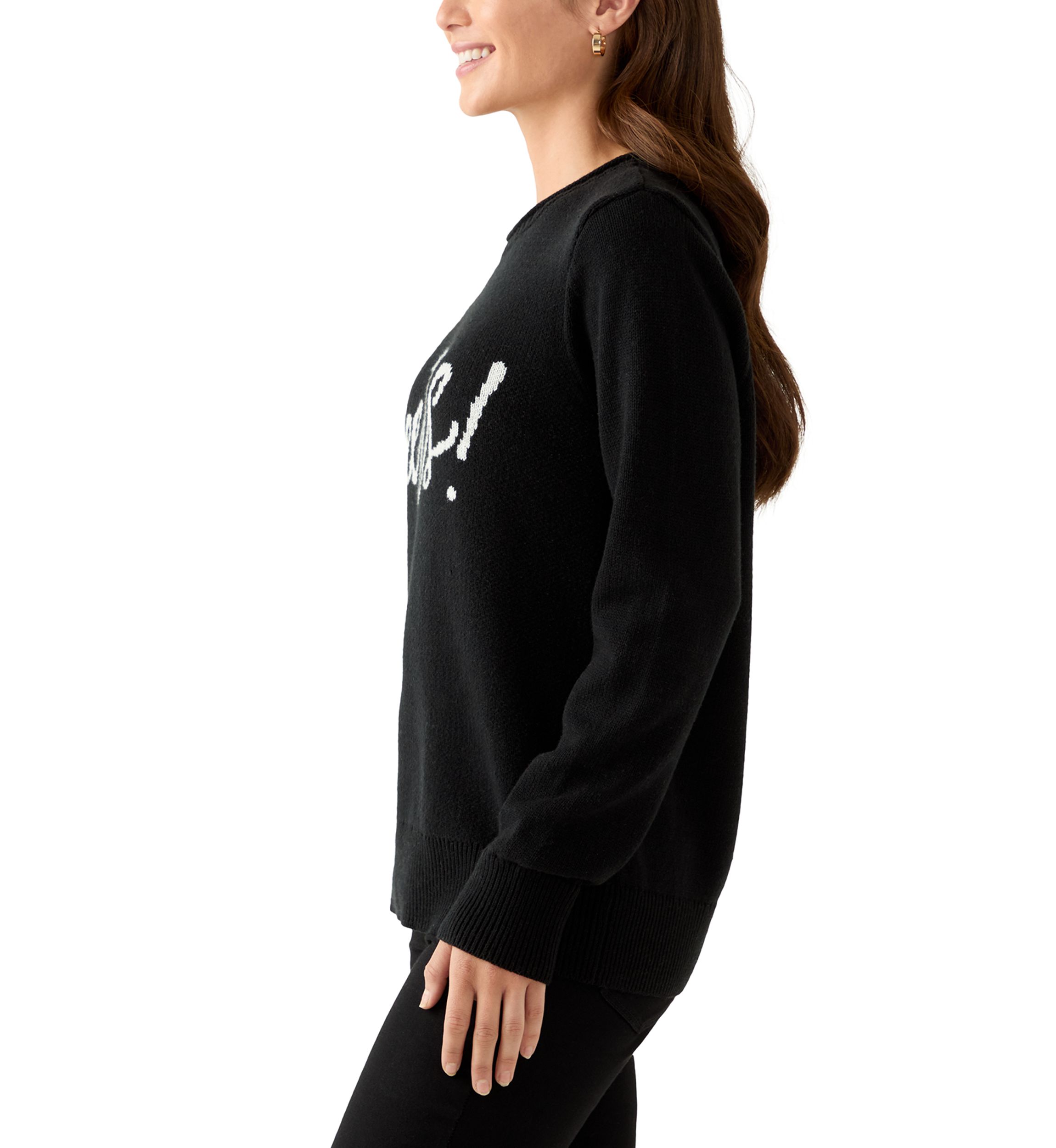 Petite Intarsia Pullover Sweater