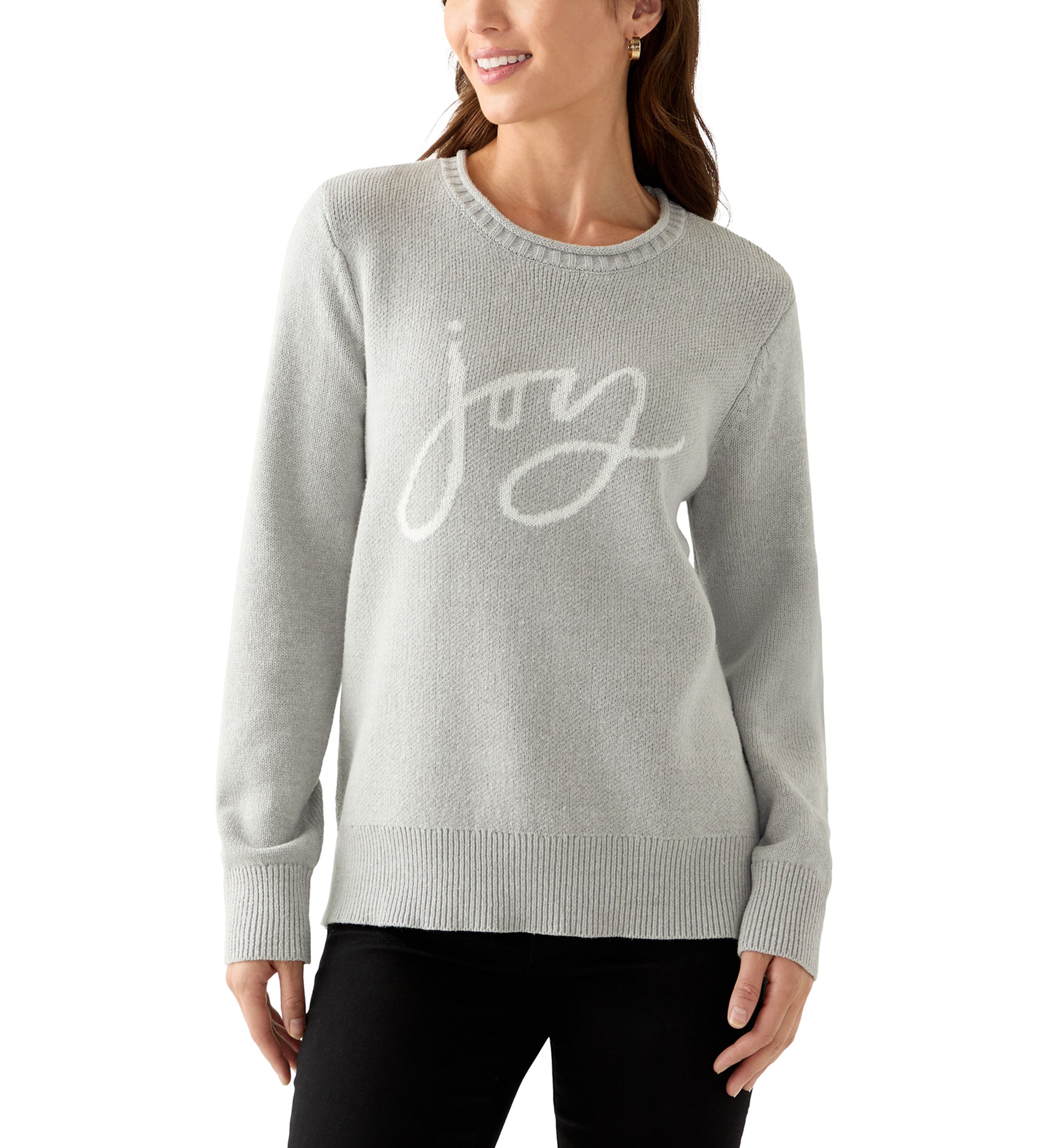 Petite Intarsia Pullover Sweater