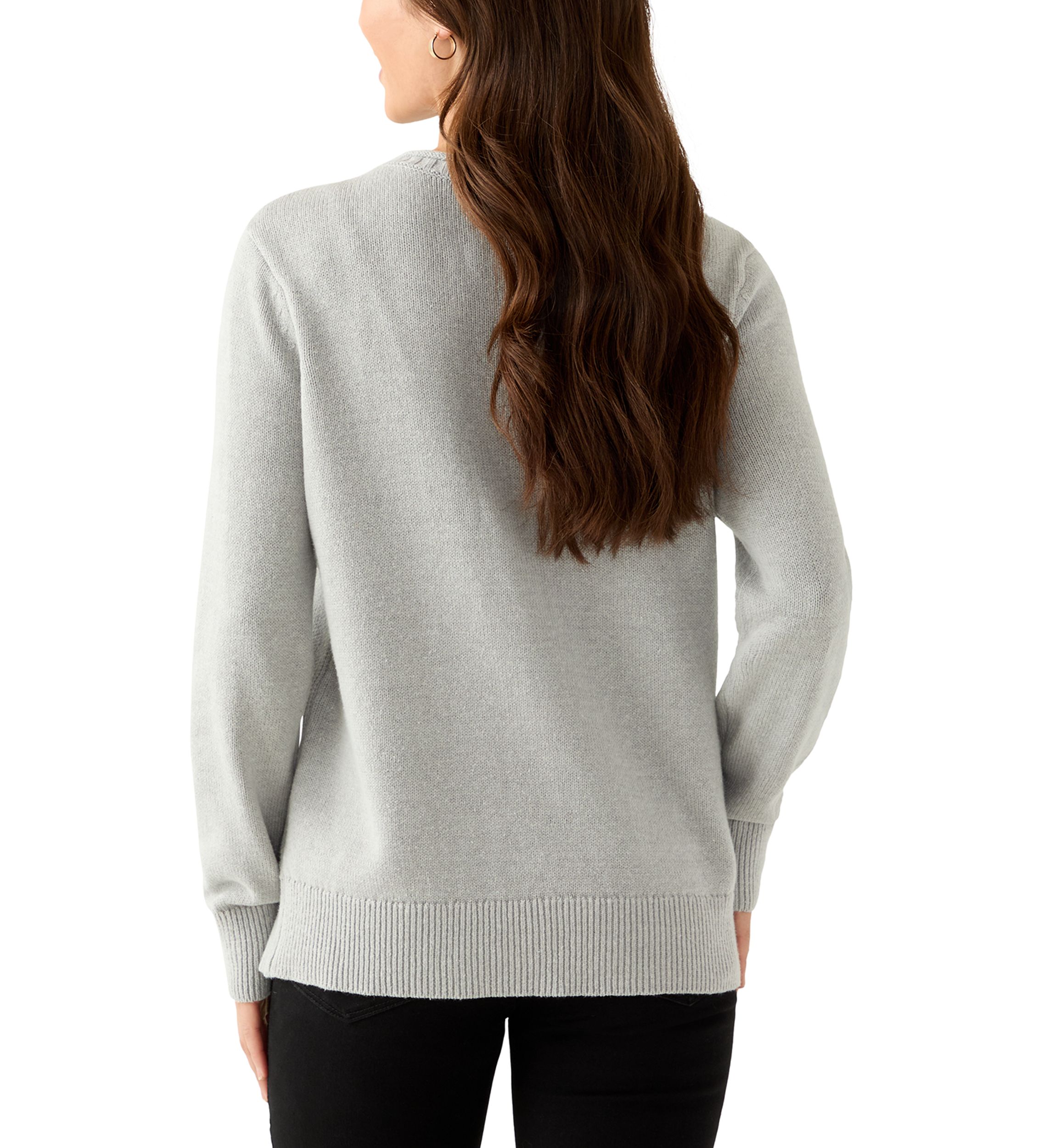 Petite Intarsia Pullover Sweater