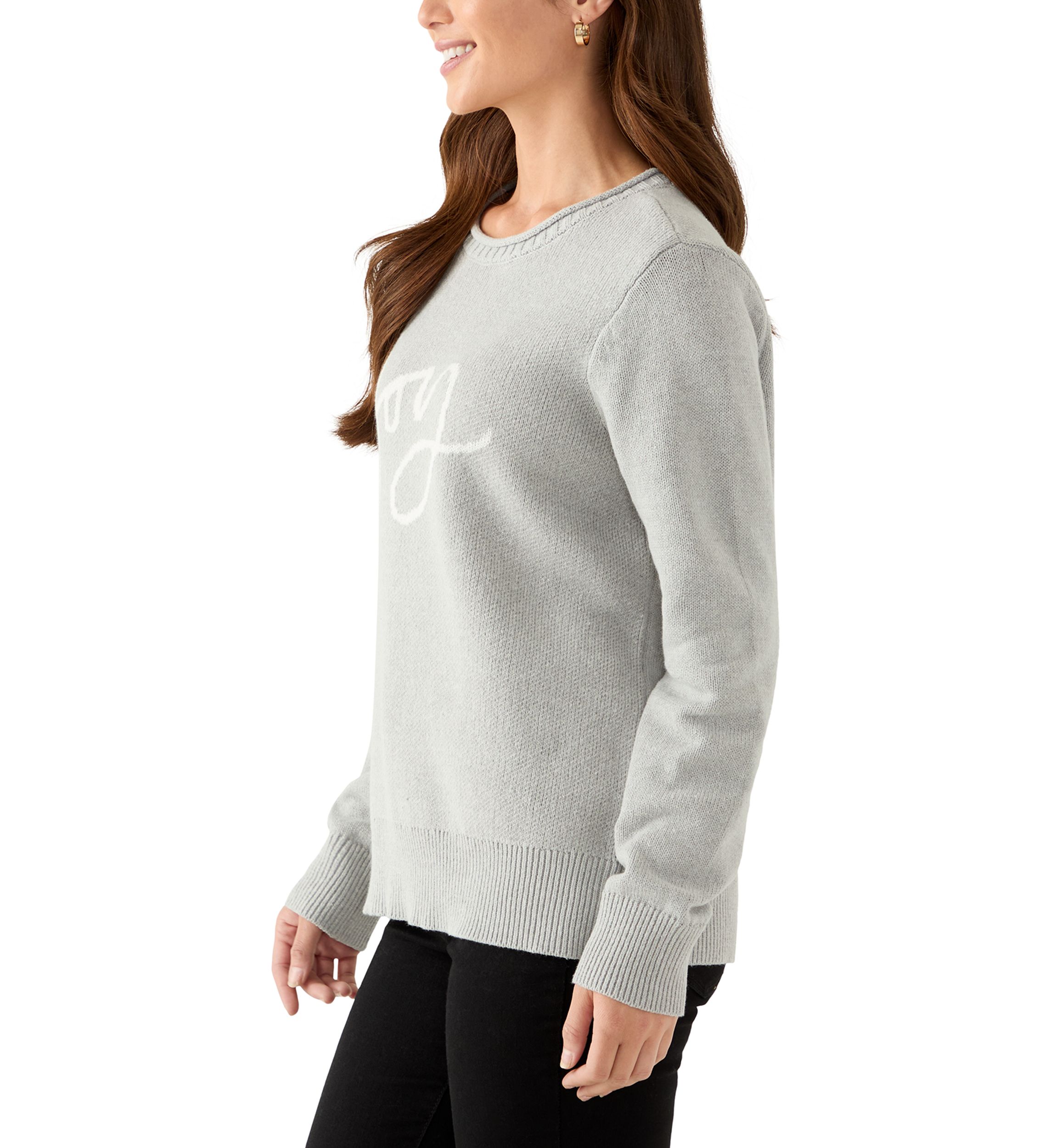 Petite Intarsia Pullover Sweater