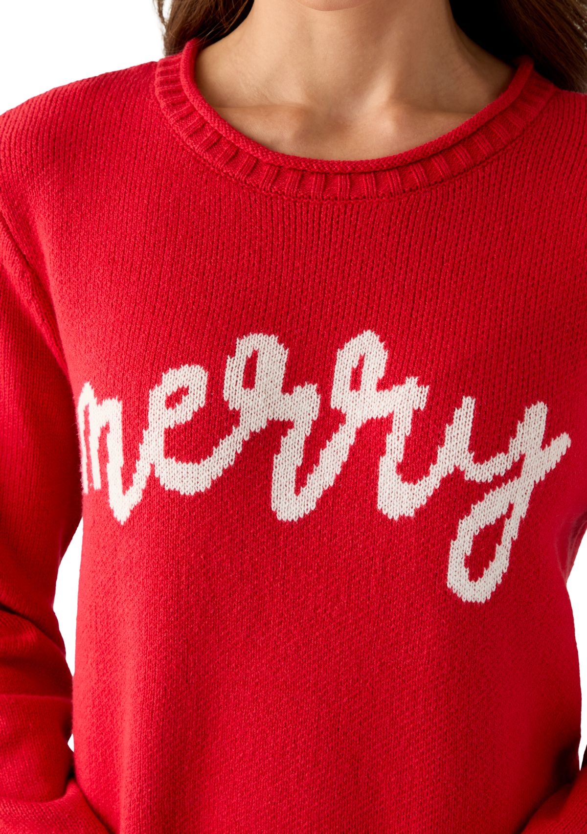 Petite Intarsia Pullover Sweater