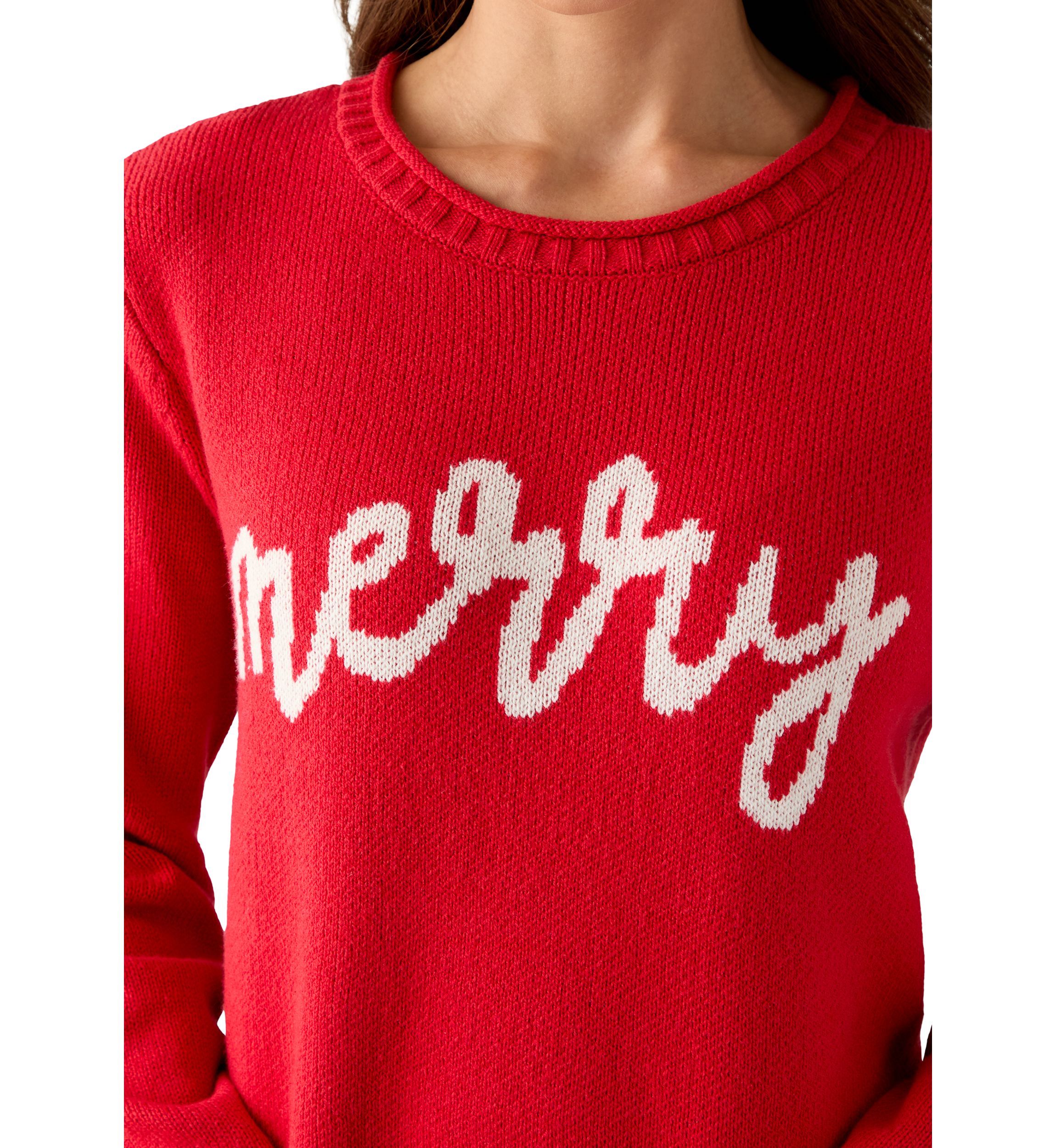 Petite Intarsia Pullover Sweater