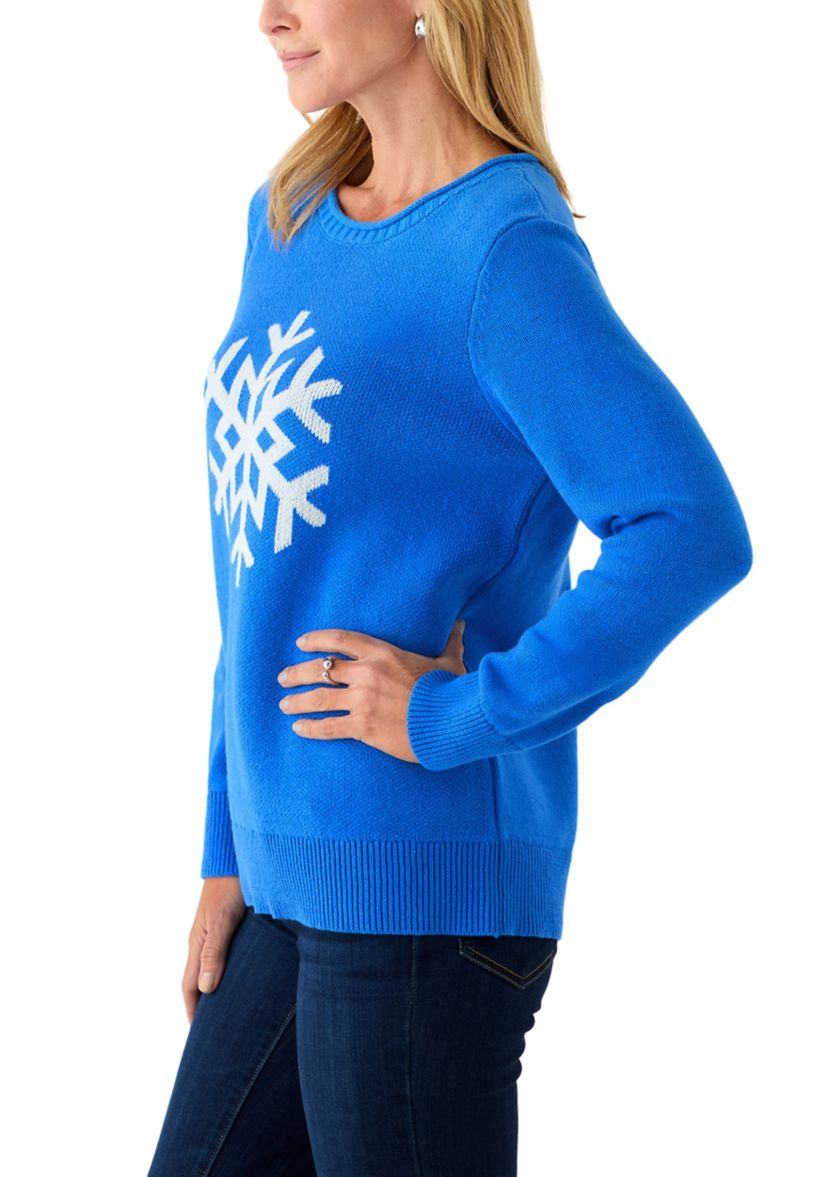 Womens Stitch Intarsia Sweater