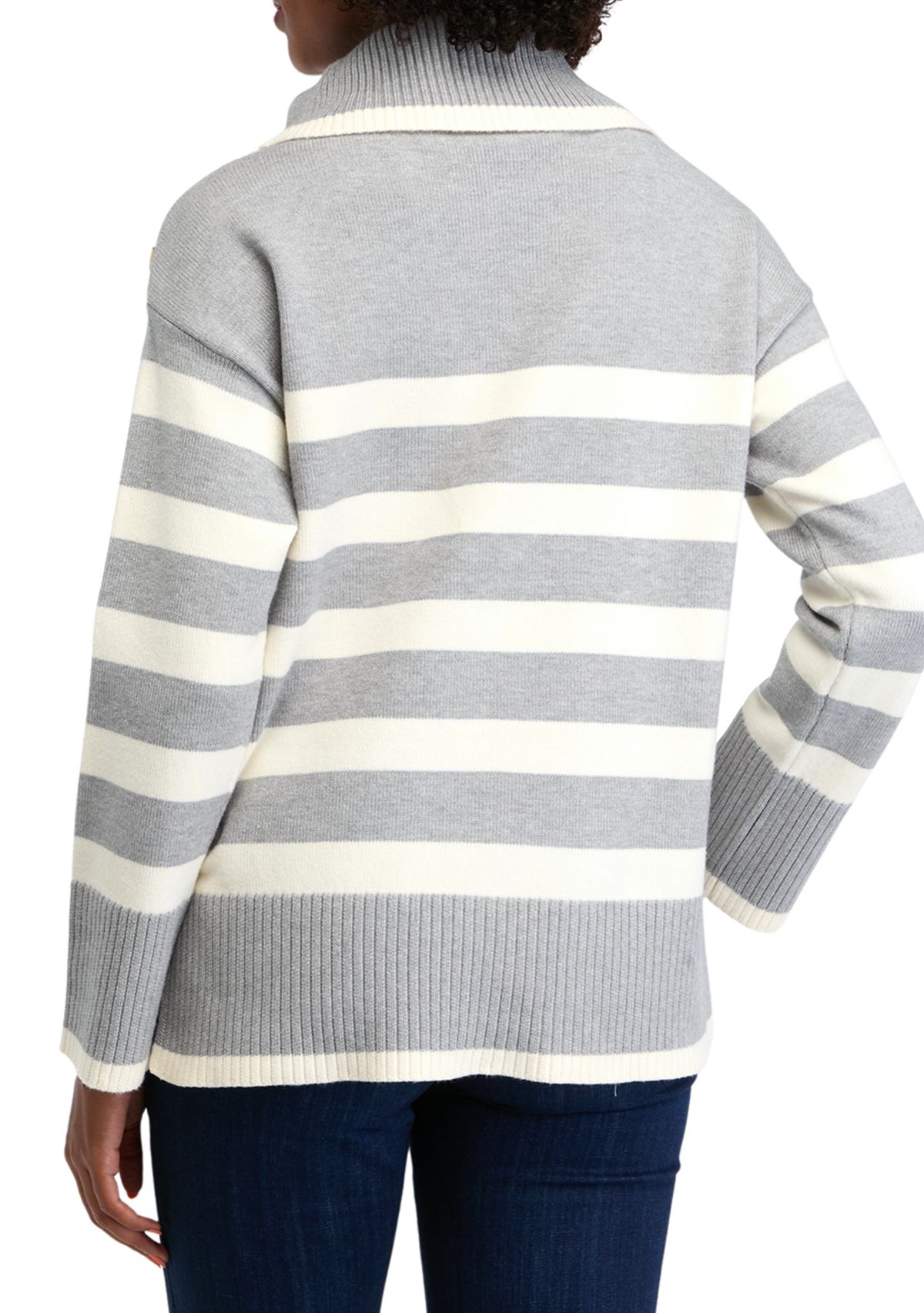 Womens Striped Sweater