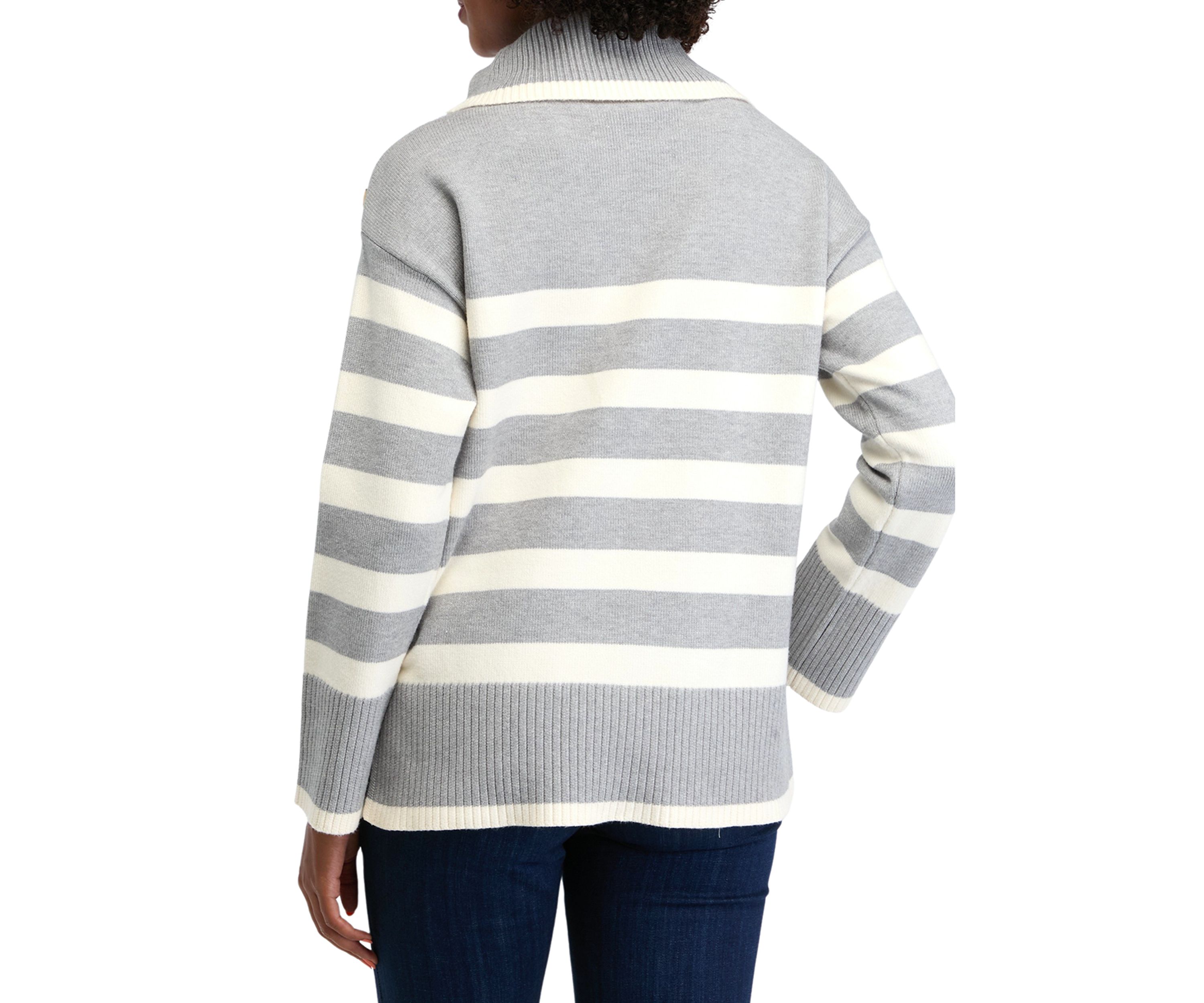 Womens Striped Sweater